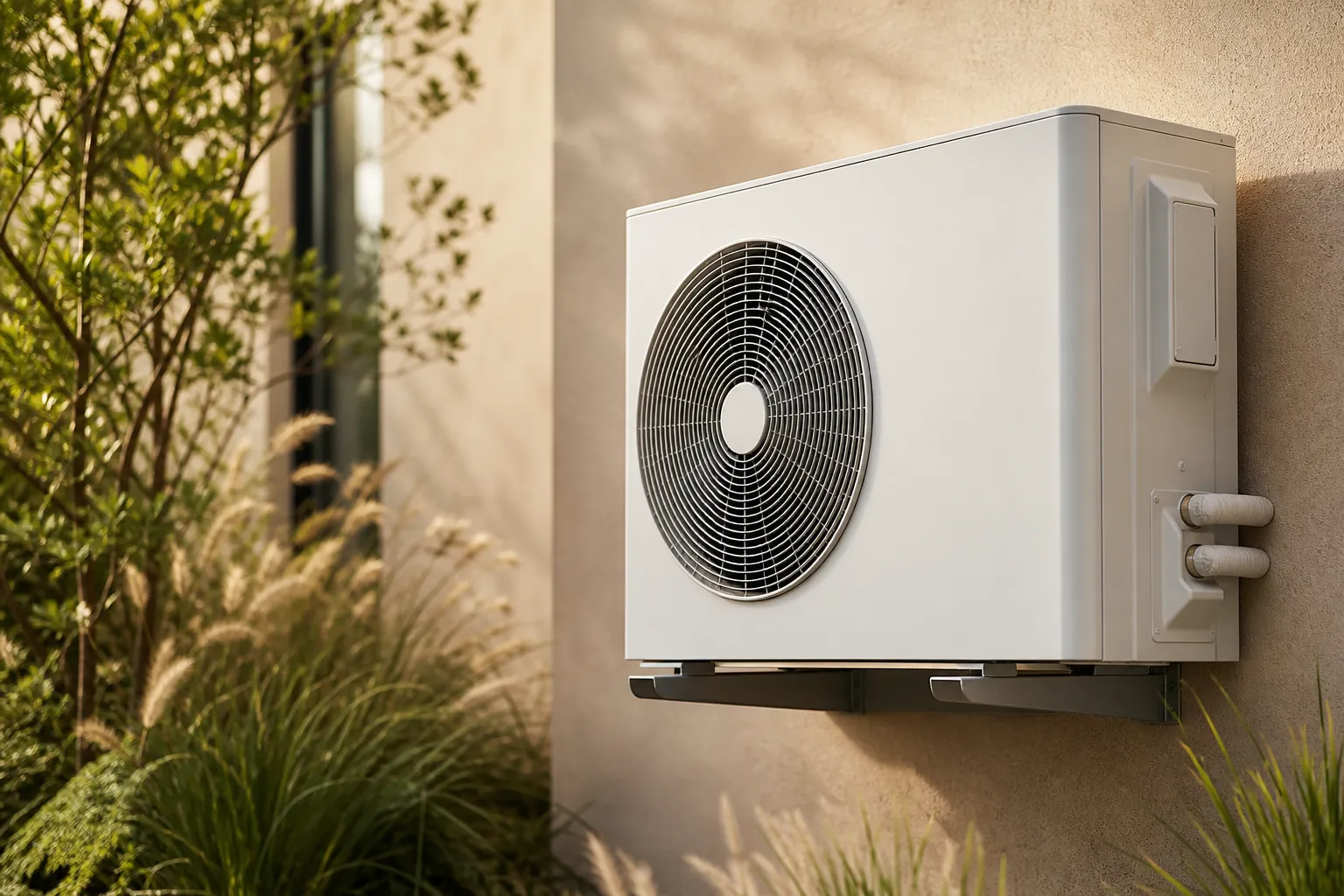 Pompe à chaleur air-eau installée après travaux
